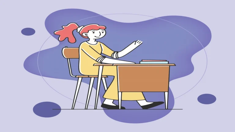 University student using the outline note taking method during a lecture to keep organized notes.