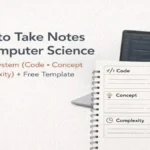 How to Take Notes in Computer Science: The Code–Concept–Complexity (C3) System + Free Template