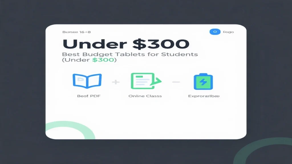 best budget tablet for students under $300 (2026 picks)