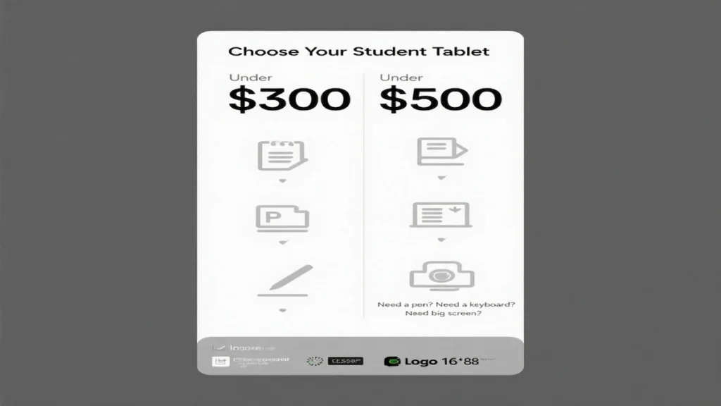 tablet for studying comparison guide for students (under $300 vs under $500)
